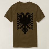 ALBANIË WAPEN VAN ALBANIË SAMER BRASIL T-SHIRT (Design voorkant)