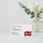 Albanië Waving Flag Visitekaartje (Staand voorkant)