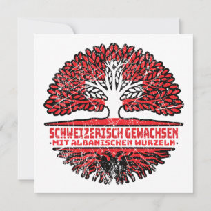 Albanien Albanisch Schweizer Schweiz Baum Wurzel Kaart