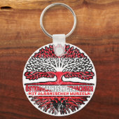 Albanisch Österreichisch Baum Sleutelhanger (Achterkant)