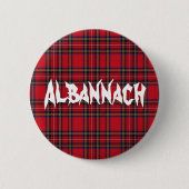 Albannach Tartan Button Badge (Voorkant)
