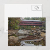 Albany Bridge, net buiten de Kancamagus Briefkaart (Voorkant / Achterkant)