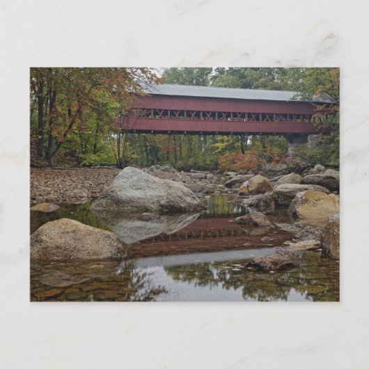 Albany Bridge, net buiten de Kancamagus Briefkaart (Voorkant)