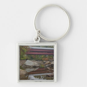 Albany Bridge, net buiten de Kancamagus Sleutelhanger