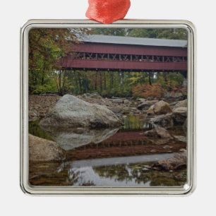 Albany Bridge, net van de Kancamagus Metalen Ornament