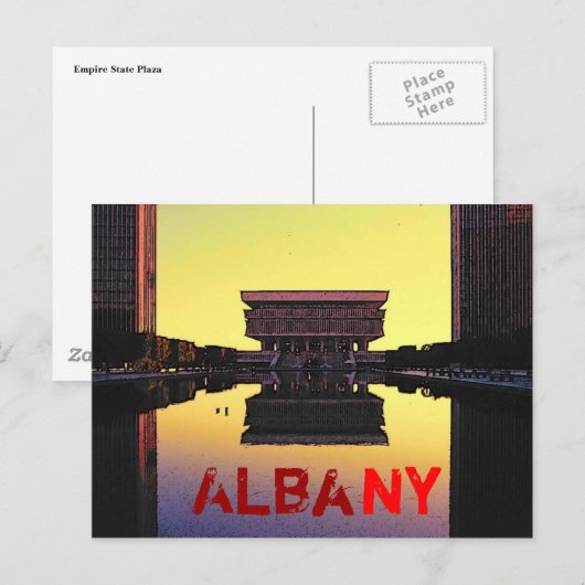 Albany Briefkaart (Voorkant / Achterkant)