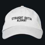 ALBANY California Hat Geborduurde Pet<br><div class="desc">Be Proud of your hometown</div>