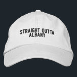 ALBANY California Hat Geborduurde Pet<br><div class="desc">Be Proud of your hometown</div>