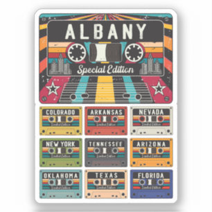 Albany City reizen Sticker