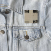 Albany Cohoes Vierkante Button 5,1 Cm (In situ)