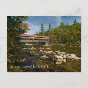 Albany Covered Bridge,      NHPostcard Briefkaart