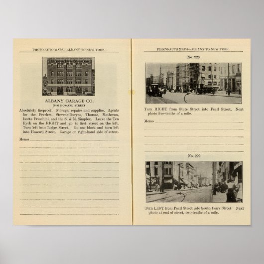 Albany Garage, Albany Poster (Voorkant)