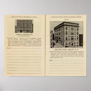 Albany Garage the Ten Eyck Poster