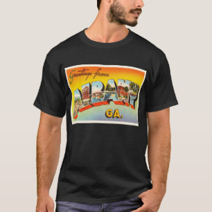 Albany Georgia GA Old Vintage Travel Briefkaart- T-shirt