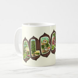 Albany Georgia Vintage Ansichtkaart Koffiemok