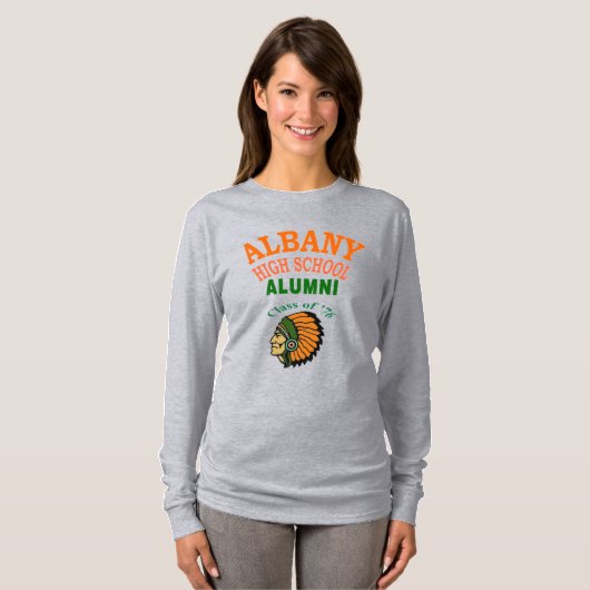 Albany High 1976 Alumni T-shirt (Voorkant volledig)