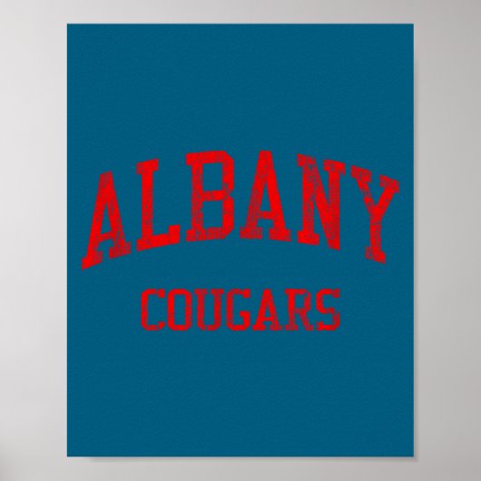 Albany High School Hs Ca Kunstwerk Poster (Voorkant)