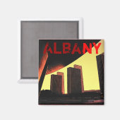 Albany Magnet - Gepersonaliseerd (Voorkant / Achterkant)