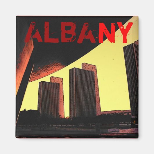 Albany Magnet - Gepersonaliseerd (Voorkant)