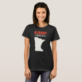 Albany Minnesota USA State America Travel Minnesot T-shirt (Voorkant volledig)