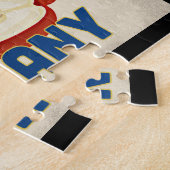 Albany New York Apple - Vintage Travel Legpuzzel (Zijkant)