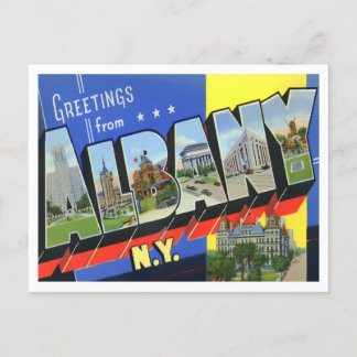 Albany, New York Big Letters Briefkaart