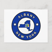 Albany New York Briefkaart (Voorkant)