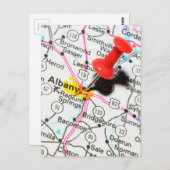 Albany, New York Briefkaart (Voorkant / Achterkant)