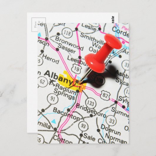 Albany, New York Briefkaart (Voorkant / Achterkant)