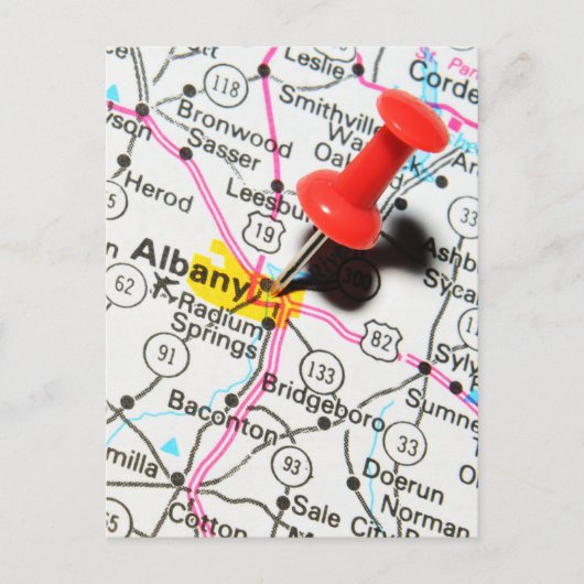 Albany, New York Briefkaart (Voorkant)