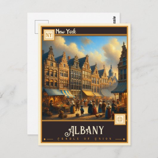 Albany, New York |  Briefkaart (Voorkant / Achterkant)