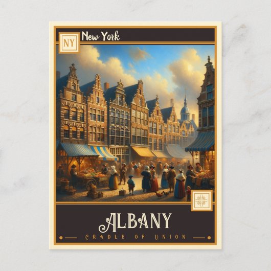 Albany, New York |  Briefkaart (Voorkant)