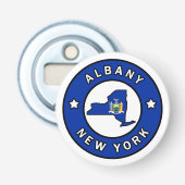 Albany New York Button Flesopener (Voorkant)