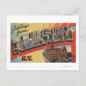 Albany, New York - grote letterscènes 2 Briefkaart (Voorkant)