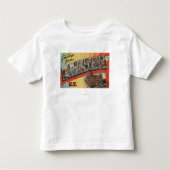 Albany, New York - grote letterscènes 2 Kinder Shirts (Voorkant)