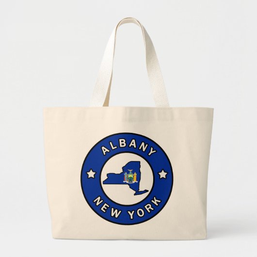 Albany New York Grote Tote Bag (Voorkant)