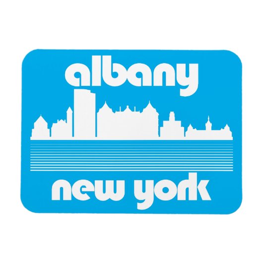 Albany New York Magneet (Horizontaal)