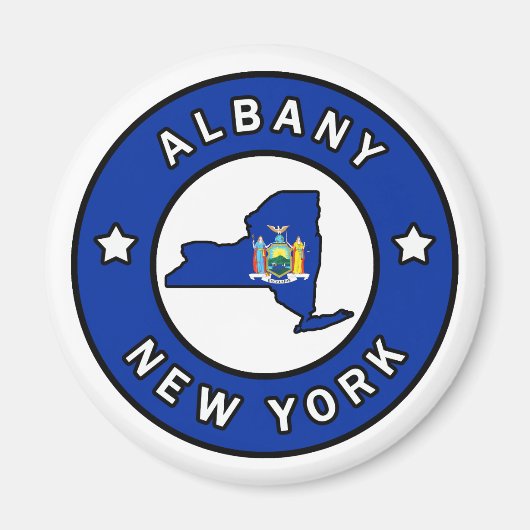 Albany New York Magneet (Voorkant)