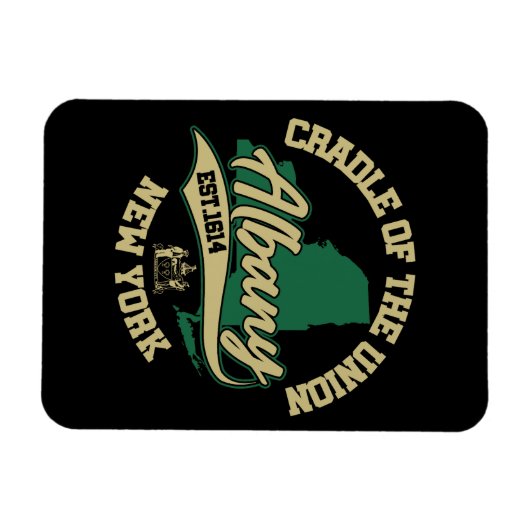 Albany, New York Magneet (Horizontaal)