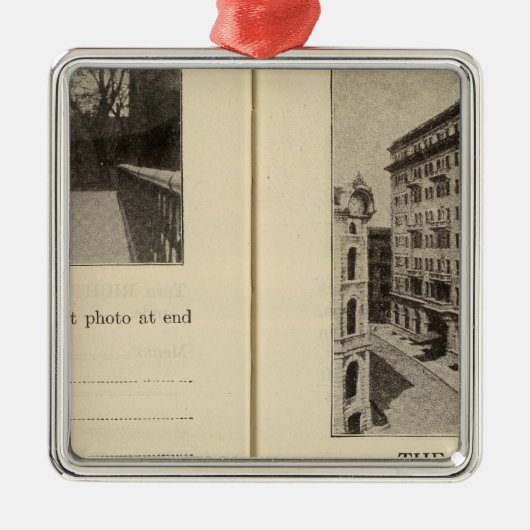 Albany, New York Metalen Ornament (Voorkant)
