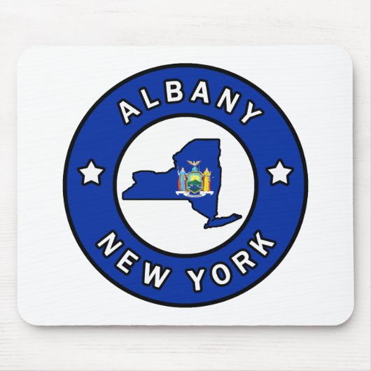 Albany New York Muismat (Voorkant)