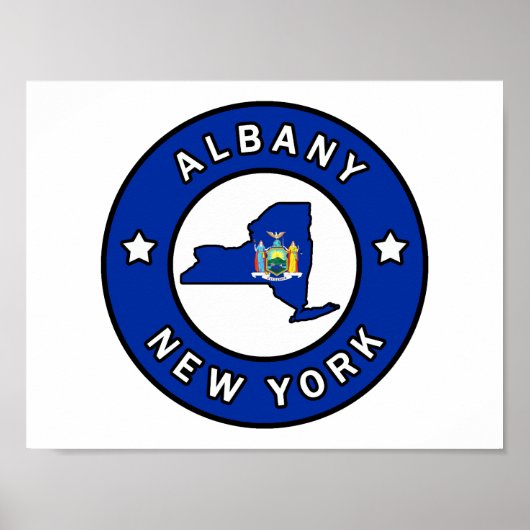 Albany New York Poster (Voorkant)