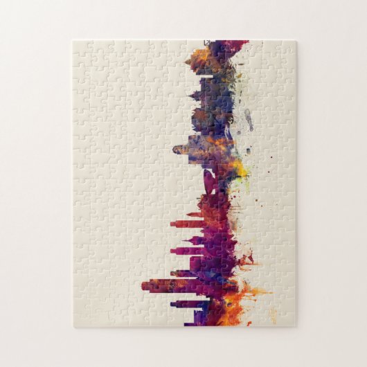 Albany New York Skyline Legpuzzel (Verticaal)