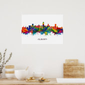 Albany New York Skyline Poster (Keuken)