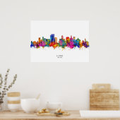Albany New York Skyline Poster (Keuken)