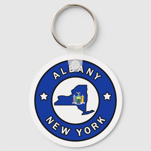 Albany New York Sleutelhanger (Voorkant)