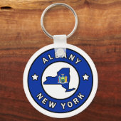 Albany New York Sleutelhanger (Voorkant)