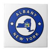Albany New York Tegeltje (Voorkant)