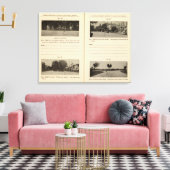 Albany, NY Canvas Afdruk (Insitu (Woonkamer))