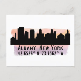 Albany NY City Skyline Briefkaart